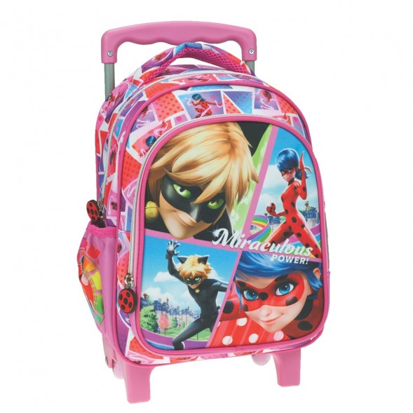 Miraculous roller backpack Ladybug Rose Marinette 30 CM - Maternal schoolbag