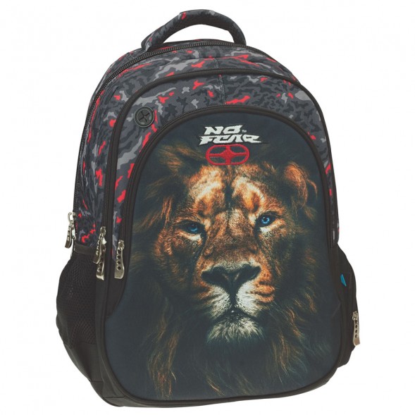 Backpack No Fear Pink Zebra 48 CM - 2 Cpt
