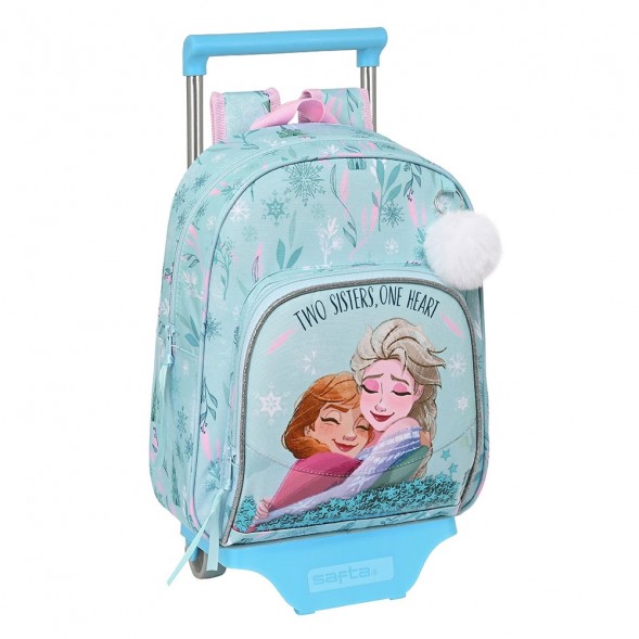 Sac à roulettes Frozen La reine des neiges Coeur 33 CM maternelle - Cartable