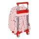 Sac à roulettes Hello Kitty Happiness 33 CM maternelle - Cartable
