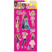 Stickers Barbie Girl relief - Lot de 9