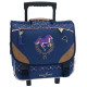 Roll-Rucksolast STALLA BIANCA Rosa Pompons - 38 CM