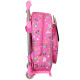 Maternal roller backpack Minnie Disney Pink 28 CM Trolley high-end