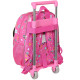 Maternal roller backpack Minnie Disney Pink 28 CM Trolley high-end