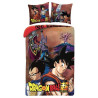 Parure housse de couette Dragon Ball Z Super 140x200 cm et Taie d'oreiller DBZ