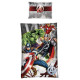 Parure housse de couette Superhéros Avengers 40x200 cm et Taie d'oreiller