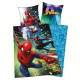 Spiderman Mikrofaser Bettbezug 140x200 cm mit Kissenbezug