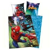 Spiderman Mikrofaser Bettbezug 140x200 cm mit Kissenbezug