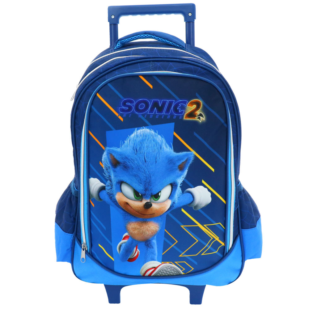 Backpack with wheels Sonic Runs 46 CM Trolley High-end