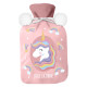 Unicorn polar hot water bottle