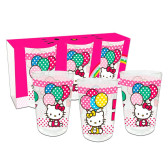 Lot de 3 verres Hello Kitty