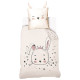 Set cotton duvet cover Rabbit 140x200 cm and pillowcase