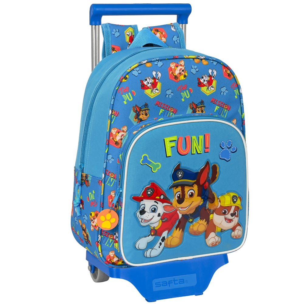 Backpack with wheels kindergarten Pat Patrouille Fun 34 CM Trolley Premium