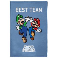 Super Mario Fleece Plaid 110 x 130 cm - Bezug