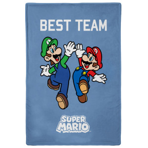 Arlis Plaid In Pile In Licenza Mario100 X 140 Cm (Plaid Mario - A