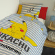 Set funda nórdica de algodón Pokemon Pikachu 140x200 cm y funda de almohada