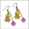boucles d'oreilles Titi Coeur