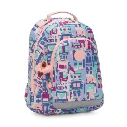 Mochila Kipling CLASS ROOM S Robot Camuflaje Rosa - 39 CM