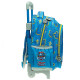 Backpack with wheels Spiderman Blue 30 CM Trolley High-end Kindergarten