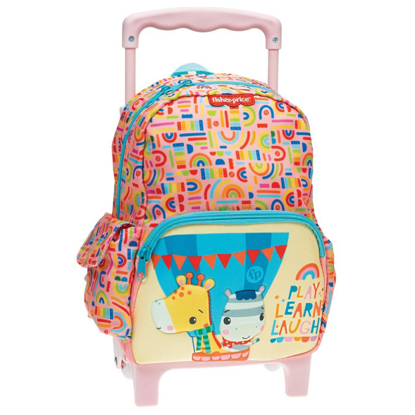 Rucksack mit Rollen Fisher Price Einhorn Happy Kindergarten 30 CM