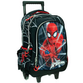 Backpack with wheels Spiderman Black 46 CM Trolley