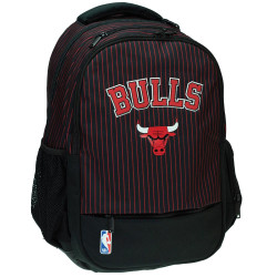 Sac à dos NBA Basketball Chicago Bulls 45 CM Noir- 2 Cpt