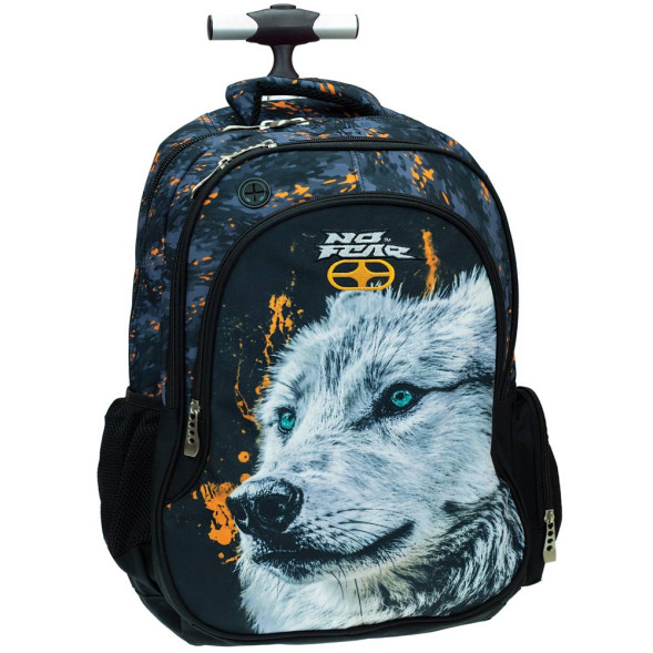 3d Wolf Large Capacity Backpacks Ice Fire Wolf Teenage School Bags Student  Casual Rucksack Men Travel