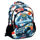 Backpack No Fear White Panther 45 CM - 2 Cpt