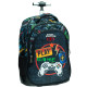 Backpack with wheels No Fear Monster Truck 48 CM - School bag