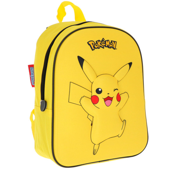 Ensemble d'articles de papeterie et porte-clés mini sac à dos Pikachu  Pokémon™ - Jaune
