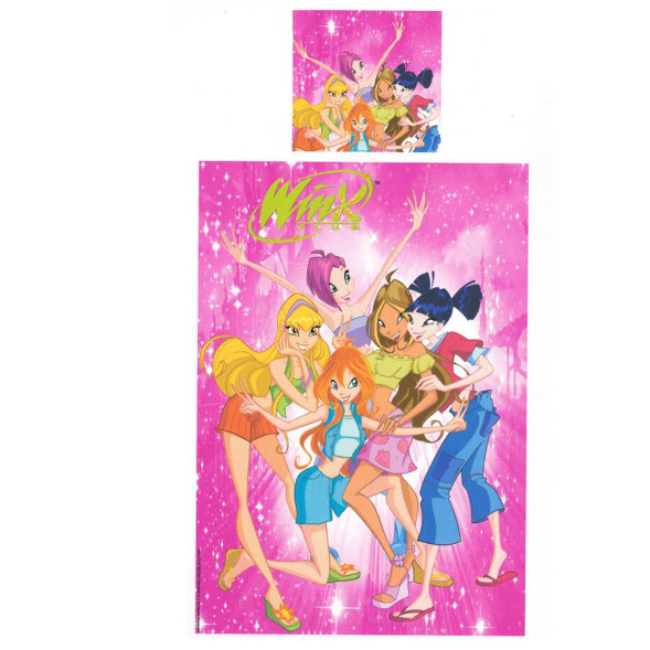 Winx Club 140x200 cm duvet cover and pillow taie