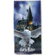 Serviette drap de bain Harry Potter Hibou 140x70 cm