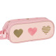 Trousse rectangulaire GlowLab Heart 21 CM - 2 cpt