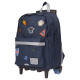 Backpack with wheels Tann's 44 CM Trolley - Les Fantaisies - Collection 2022