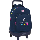 Backpack with wheels Smiley "Summer FUN" 45 CM Trolley 2 Cpt