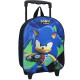 Sac à dos à roulettes Sonic Prime Time 3D 32 CM Cartable maternelle