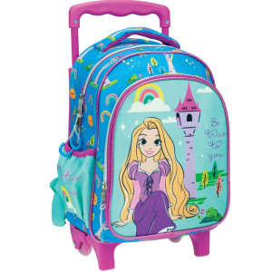 Sac à Dos à Roulettes Stitch Pour Fille 33x25x11 Cm - Trolley Maternelle Léger, 1 Compartiment, Poignée Télescopique