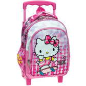 Sac à dos à roulettes Hello Kitty Feel High 31 CM Trolley maternelle