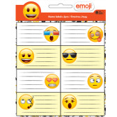 Lot de 16 étiquettes Emoji
