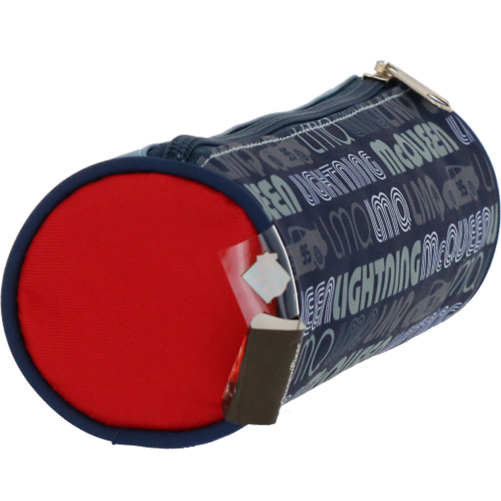 Trousse Scolaire Ronde Cars - Licence Officielle | Dimensions 23x8cm, Compartiment Spacieux | Pour Enfants, école, Fournitures