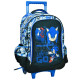 Backpack with wheels Sonic Runs 46 CM Trolley High-end