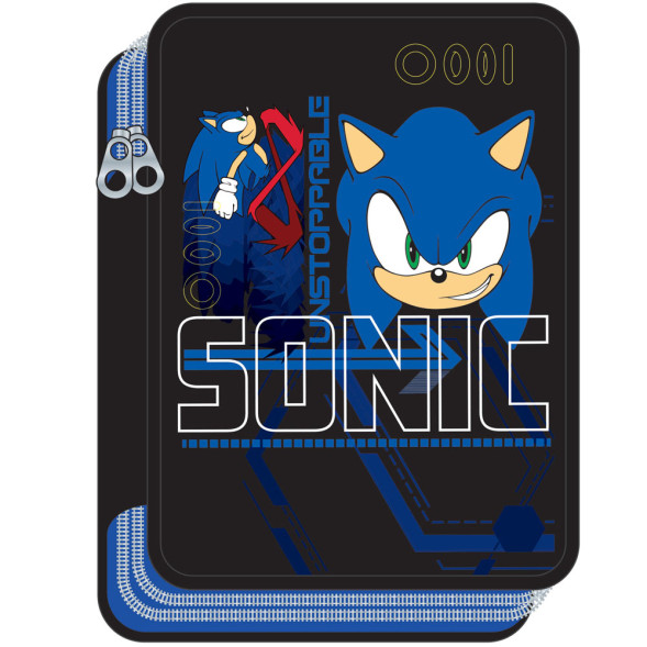 Trousse garnie Sonic lets go 20 CM - 2 cpt