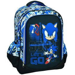 Mochila Sonic "Lets go" 45 CM - 2 Cpt