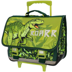 Dinosaur 41 CM schooltas op wielen - Trolley