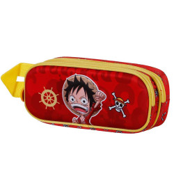 One Piece Luffy 3D Mäppchen 22 CM - 2 Cpt