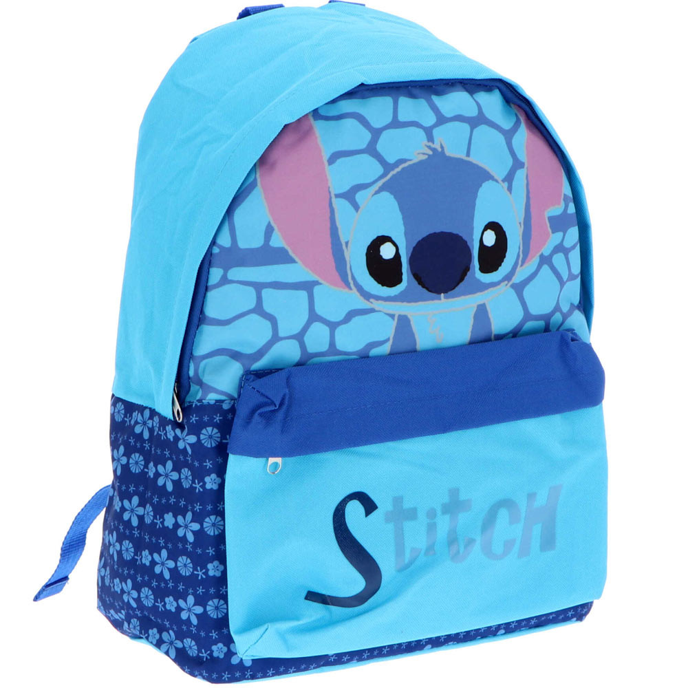 Mochila De Lilo Stitch para niños y niñas, bolso escolar de