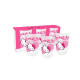 Set van 3 Hello Kitty Flowers glazen - hoogte 10,5 cm