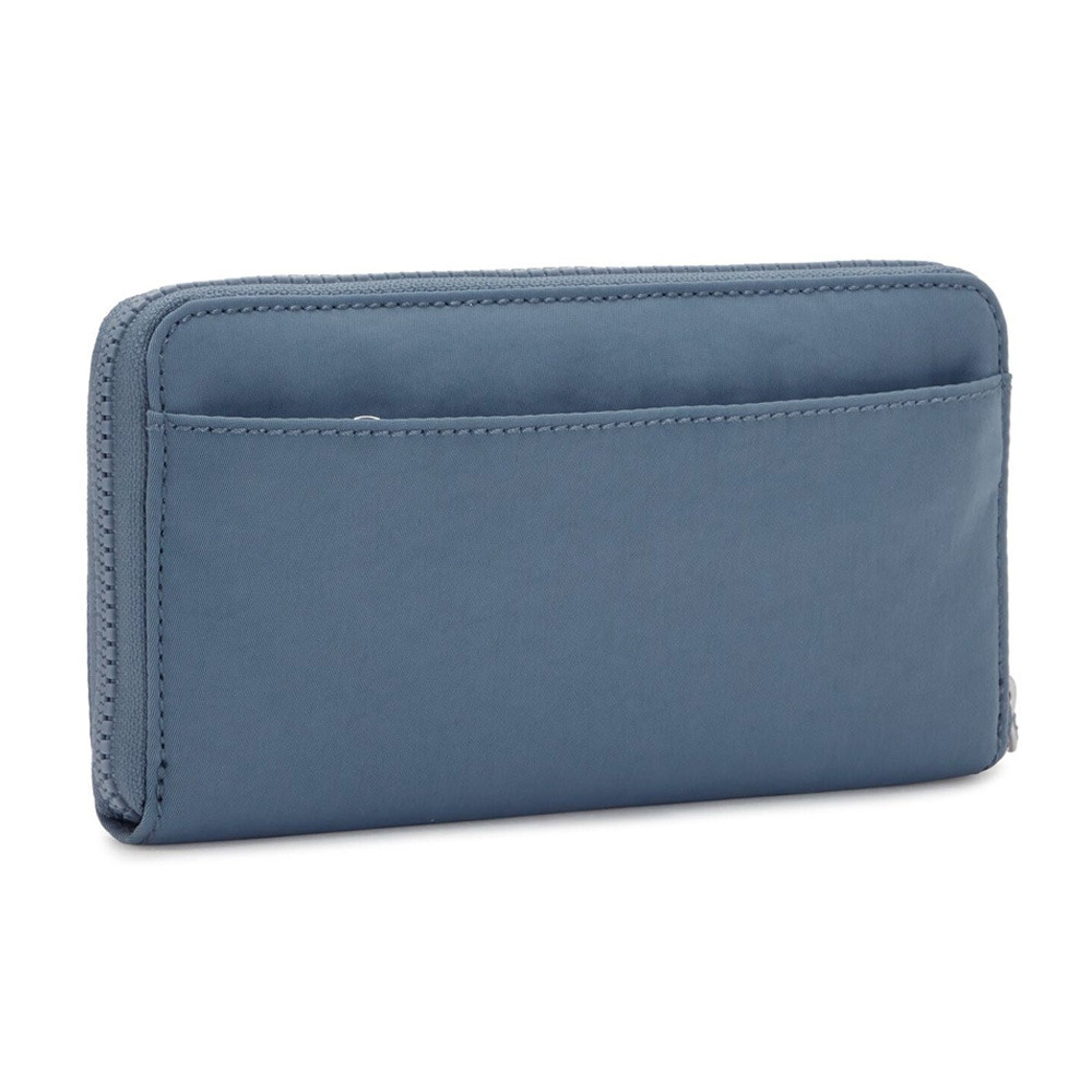 Portefeuille Grand Format Kipling Money Land - Gris, 17 Compartiments, Protection RFID