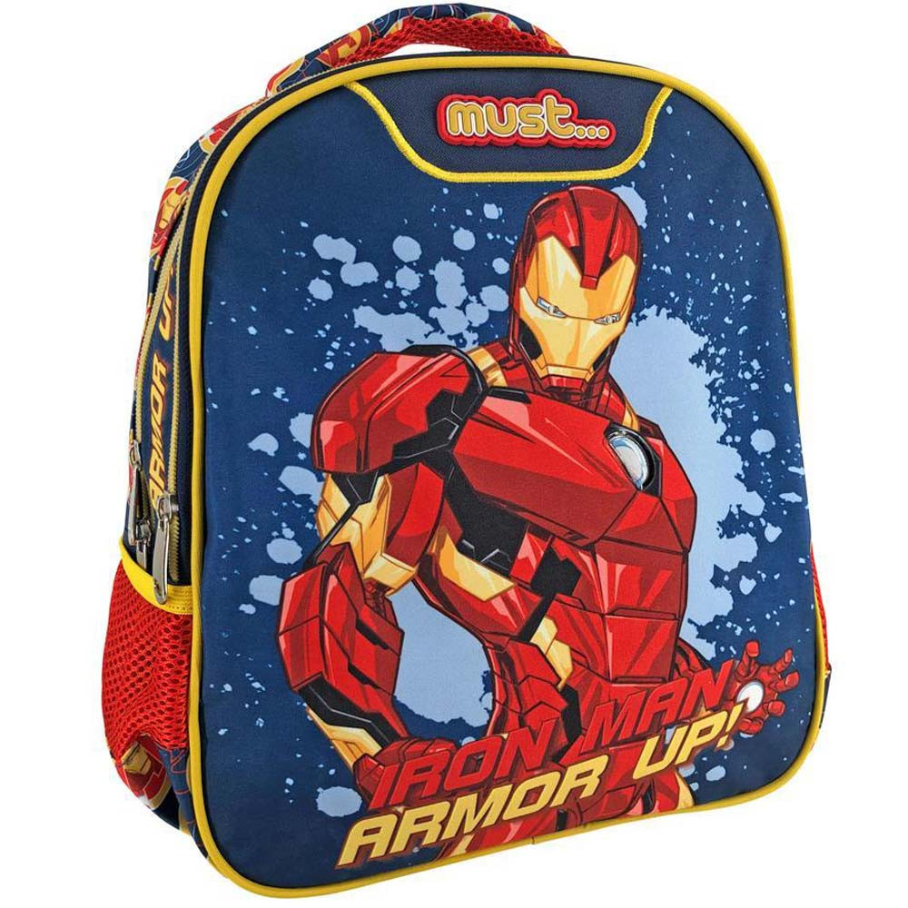 Iron Man Armor Up Must 31 CM Backpack - Kindergarten
