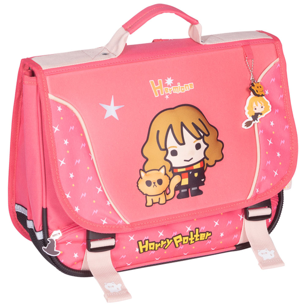 HARRY POTTER CAPTAIN - Borsa Scuola Media Con Manico Per Bambini, 26x12x15 Cm, Blu Navy, Adattabile A Carrello E Lavabile